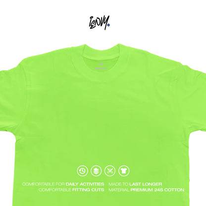 Boxy Oversize Tees - Green Stabillo