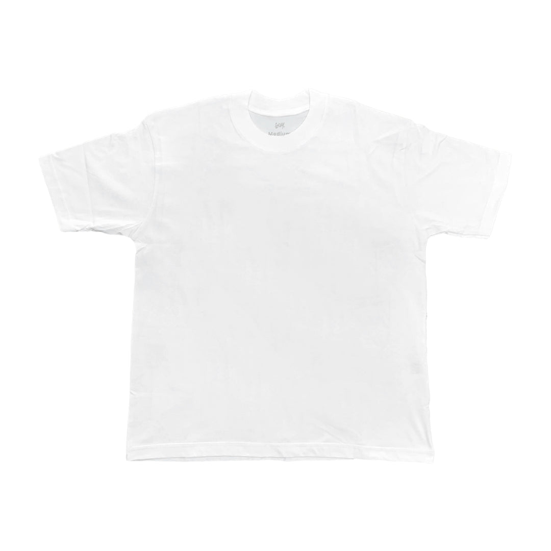 Boxy Oversize Tees - White